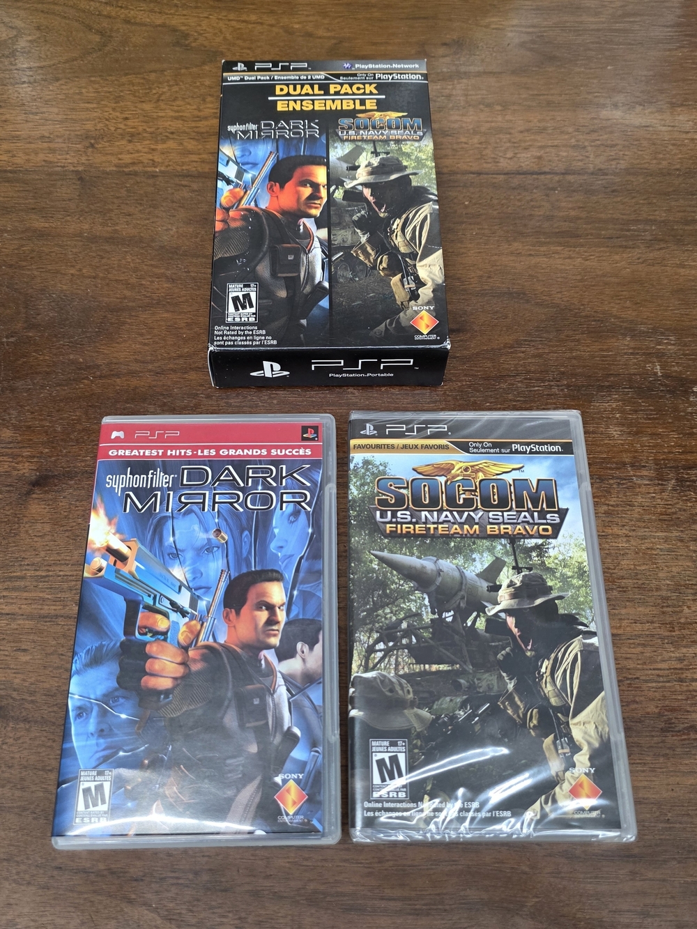 PSP Dual Pack: Syphon Filter: Dark Mirror SOCOM: U.S. Navy SEALS Game
